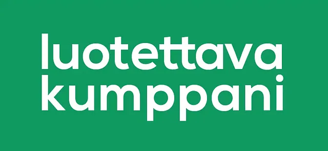 luotettava kumppani -logo